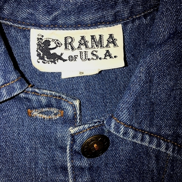 Rama of USA Appliqué BIRDHOUSE Denim Vest - S - Picture 3 of 8